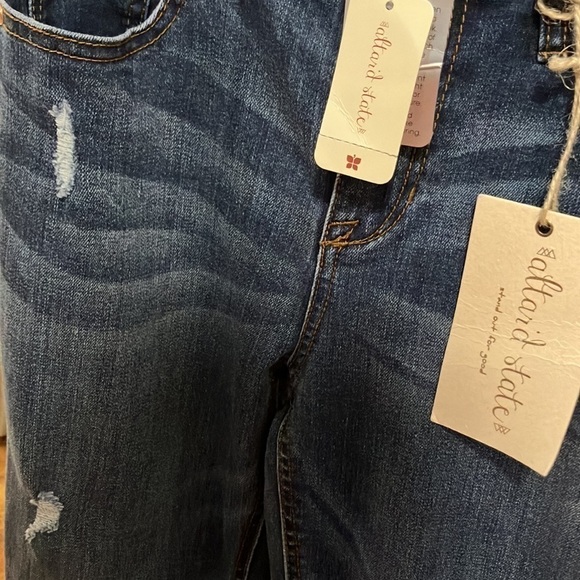 PacSun Altard State Bonsalla Mid Rise Flare Blue Jeans Medium Wash Sz 26 - Picture 8 of 9